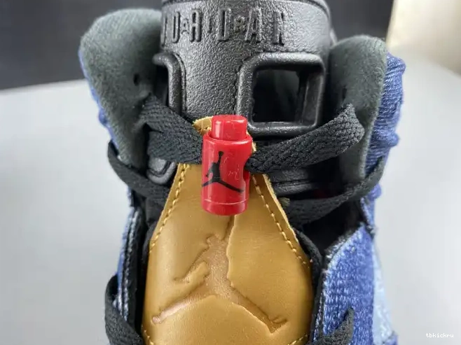 Rep TBK Washed 6 CT5350-401 Air Jordan Denim 0419